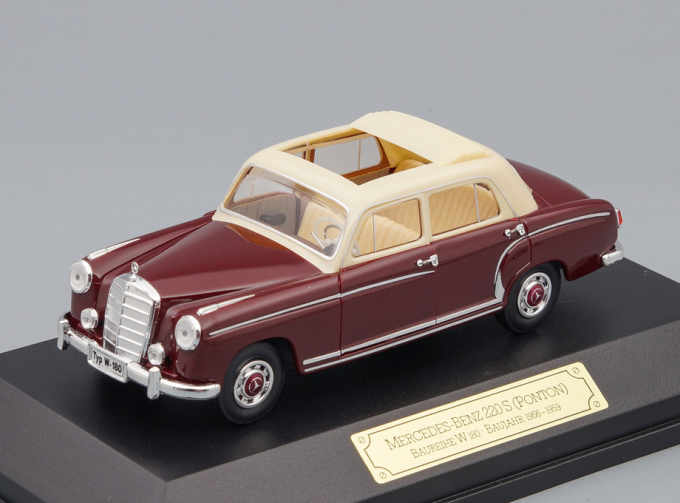 MERCEDES-BENZ 220S (Ponton) Baureihe W180 Baujahr (1956-1959), burgundy / beige