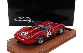 FERRARI 250tr Testarossa 3.0l V12 Spider Team Scuderia Ferrari Spa №2 3rd 1000km Nurburgring Cliff Allison - Willy Mairesse - Phil Hill (1960), Red