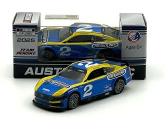 Ford Mustang #2 Austin Cindric *Freightliner Throwback*, blue/yellow 2025