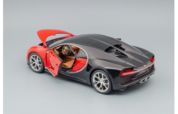 BUGATTI Chiron Le Patron 2016, Italian Red - Nocturne Black