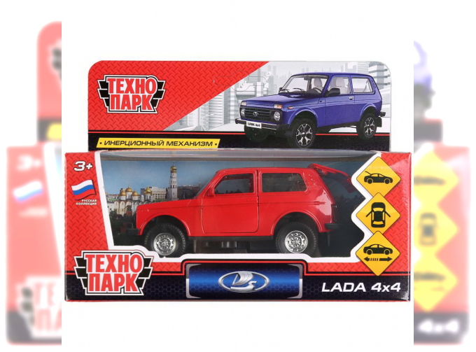 LADA 4X4, красная