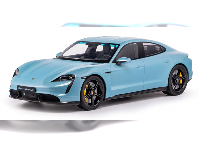 PORSCHE Taycan Turbo S (2020), lightblue-metallic