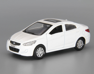 HYUNDAI Solaris, white