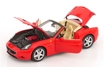 FERRARI California Convertible with removable Hardtop, scuderia-red