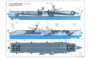 Сборная модель USS Independence CVL-22 1943