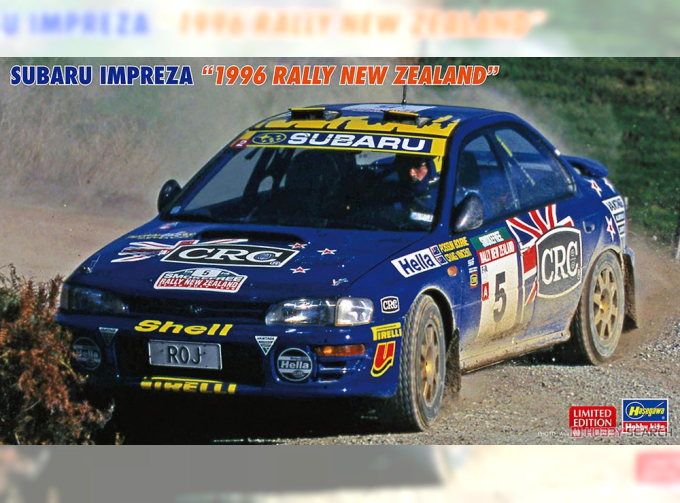 Сборная модель Subaru Impreza “(1996) Rally New Zealand” (Limited Edition)