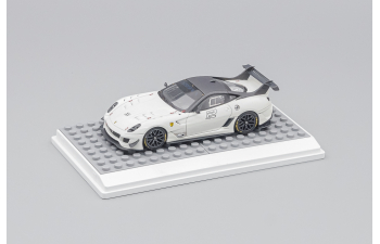 Бокс белый подиум + LEGO серый