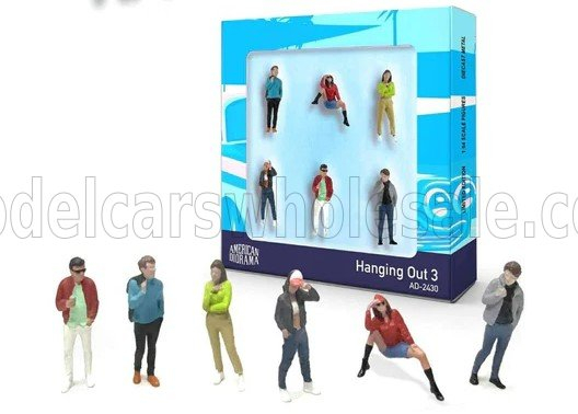 Фигурки тусовщики / Hanging Out 3, 6шт