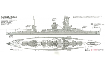 Сборная модель Линкор IJN BATTLESHIP ISE