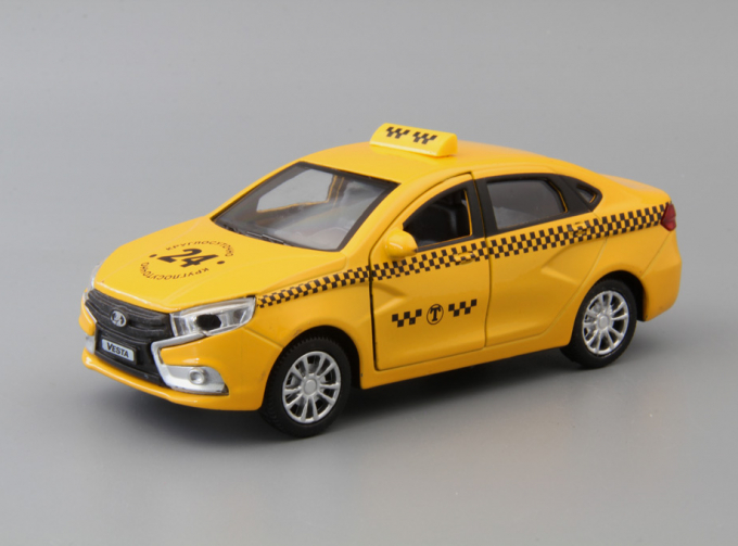 LADA Vesta Такси, yellow