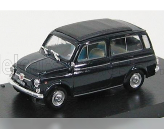 FIAT 500 Giardiniera - Tetto Chiuso - Closed Roof (1960), Blue