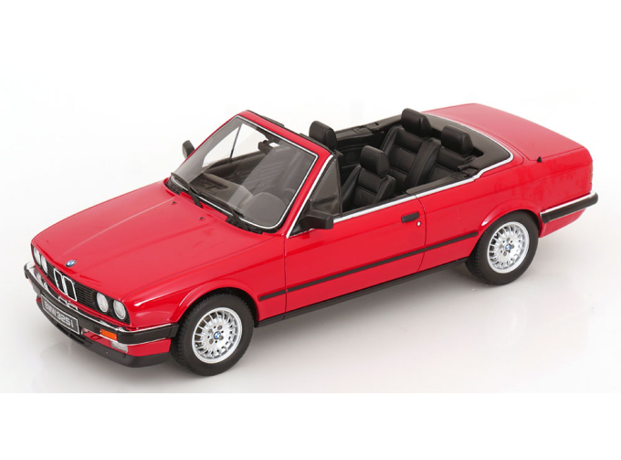 BMW 325i (E30) Cabriolet (1986), red (bright red 308)