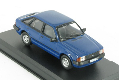 FORD Escort MK III (1982), серия Auto Plus La Collection 55, синий