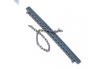 Цепь с угловатым звеном 2,5х3,7мм, толщиной 0,5мм, размер L