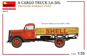 Сборная модель OPEL 3t Cargo 3,6 Truck 2-assi (1940)