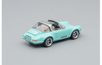 PORSCHE 964 Singer Targa, tiffany blue