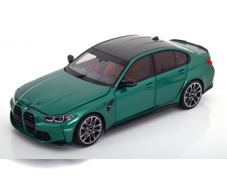 BMW M3 (2020), green metallic carbon