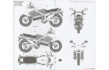 Сборная модель SUZUKI Rg500 Early Version Motorcycle 1985