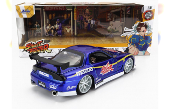 MAZDA Rx-7 With Chun-li Figure (1993), Blue