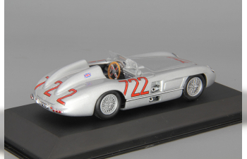 MERCEDES-BENZ 300 SLR Mille Miglia S.Moss / D.Jenkinson #722 (1955), silver