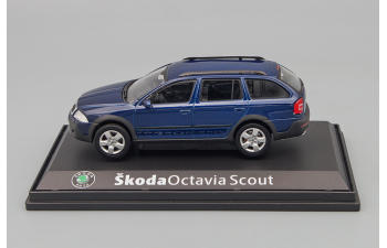 SKODA Octavia Combi Scout (2008), storm blue metallic