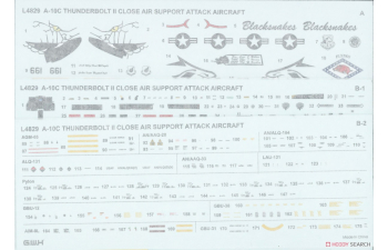 Сборная модель американский штурмовик A-10C Thunderbolt II