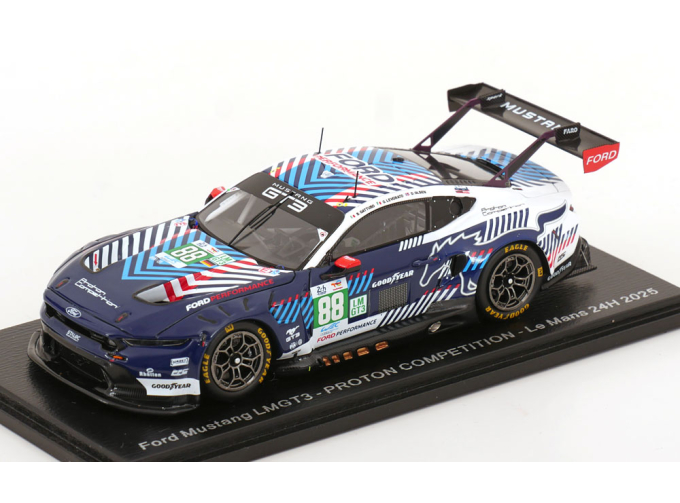 FORD Mustang GT3 №88 24h LeMans Stefano Gattuso, Giammarco Levorato, Dennis Olsen (2025)