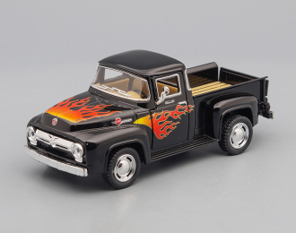 FORD F-100 Pickup Fire (1956), black