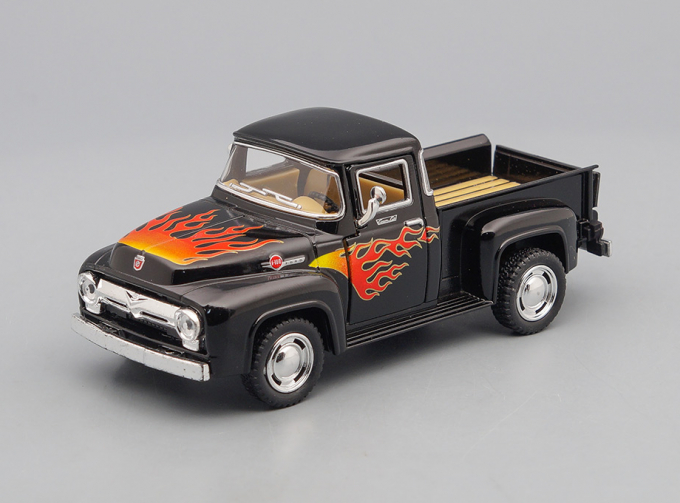 FORD F-100 Pickup Fire (1956), black