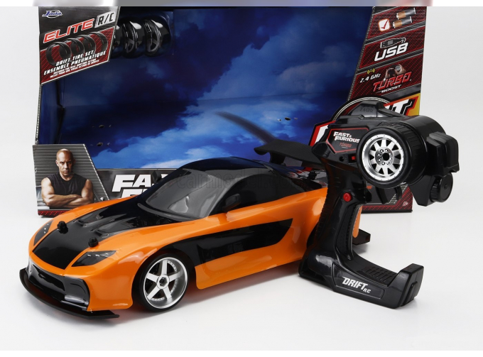 MAZDA Han's Rx-7 Coupe 1997 - Fast & Furious Iii Tokyo Drift (2006), Orange Black