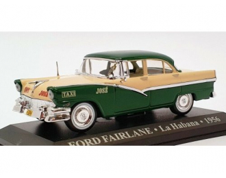 Ford Fairlane Taxi Havana 1956, green