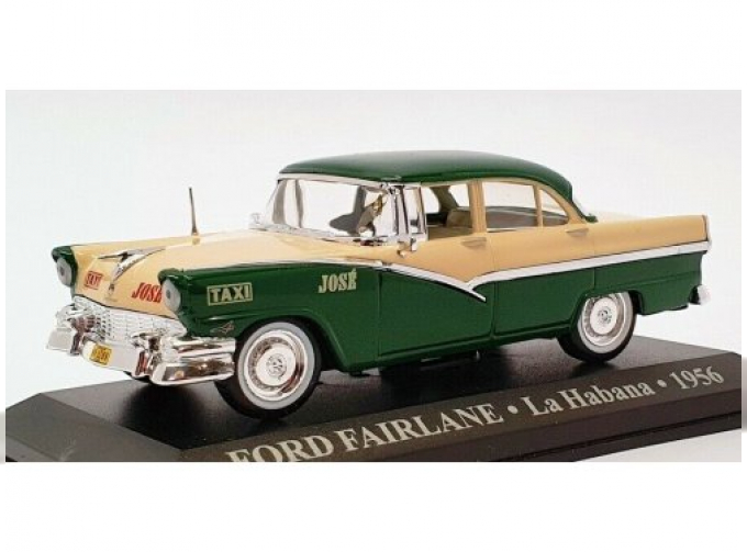 Ford Fairlane Taxi Havana 1956, green