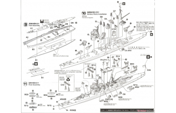 Сборная модель Тяжелый крейсер IJN HEAVY CRUISER ASHIGARA