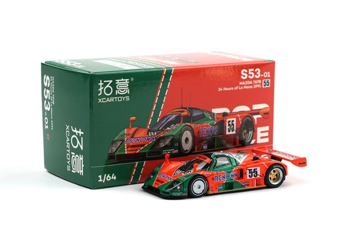 MAZDA 787B #55, red / green