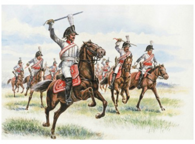 Сборная модель Солдаты PRUSSIAN CUIRASSIERS (NAP.WARS)