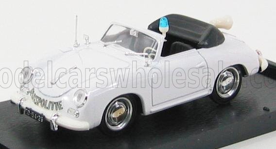PORSCHE 356 Cabriolet Police Olandese 1952, White