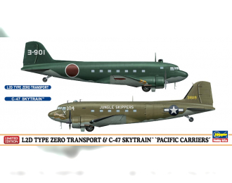 Сборная модель L2D Zero Transprt & C47 Skytrain (2 kits) Limited Edition