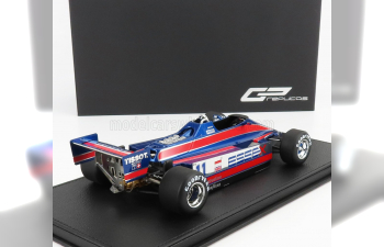 LOTUS F1 81 Essex N 11 Mario Andretti 1980 - Con Vetrina - With Showcase, Blue Met Red