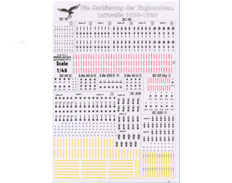 Декаль Die Markierung der Flugbomben.Luftwaffe 1930-1940Wet decal