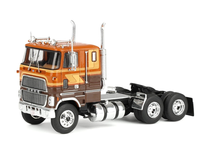 FORD COE 9000 Sleeper Tractor, Brown / Tan
