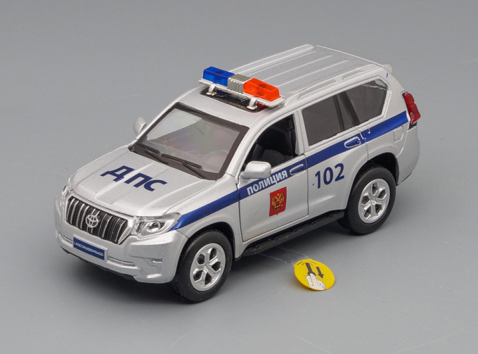 TOYOTA Land Cruiser Prado Полиция, silver