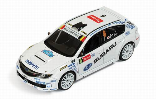 SUBARU IMPREZA STI 6 T. Arai - D. Barret Ypres Rally 2010, white