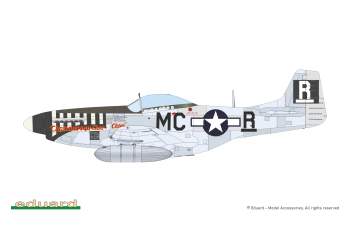 Сборная модель P-51D Mustang