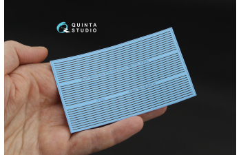 3D Декаль Черные полосы / ватерлинии. Ширина 0,3 мм, длина 2820 мм. (для всех моделей)