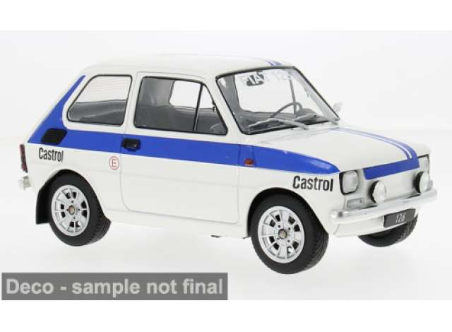 FIAT 126 (1972), white/blue
