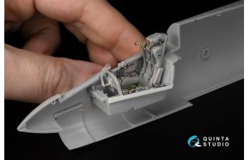 3D Декаль интерьера кабины F-8J Crusader (Hasegawa/Hobby 2000)