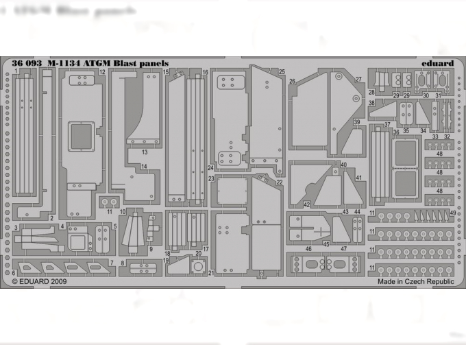 Фототравление для M-1134 ATGM blast panels