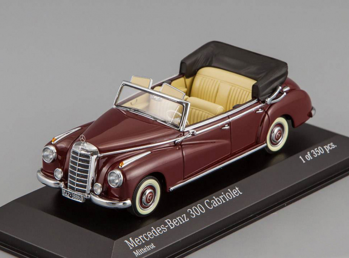 Mercedes-Benz 300 Cabroilet D 1952, L.e. 350 pcs. (dark red)