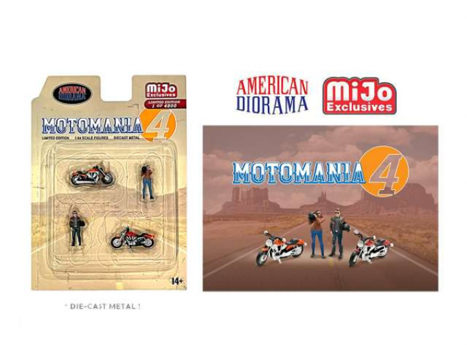 Motomania #4 Figure set, various