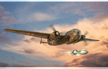 Сборная модель самолет DORNIER DO-217 K-1/K-2 с FRITZ X